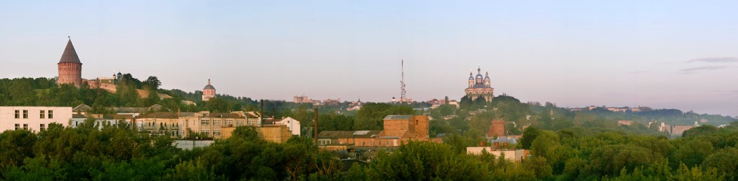 Успенский собор Смоленск панорама