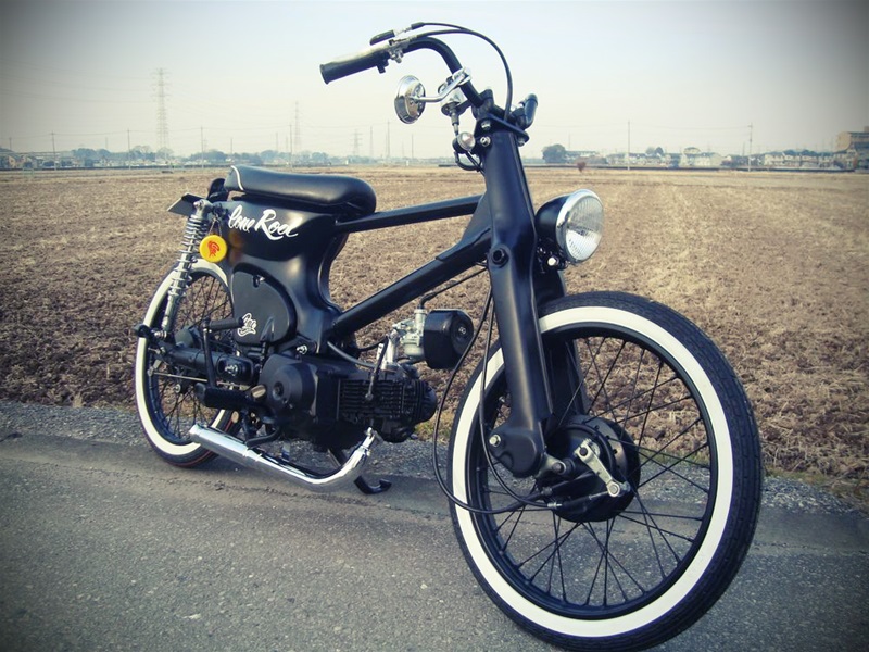 Кастом мопеда Honda super Cub