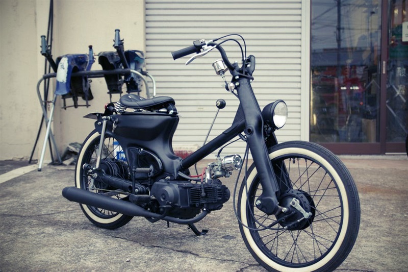 Кастом мопеда Honda super Cub